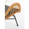 IKARO fotel czarny / naturalny / popielaty (1p=4szt)-114541