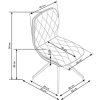 K237 krzesło beżowy (1p=2szt)-114840