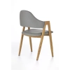 K247 krzesło popiel-dąb miodowy (1p=2szt)-114864