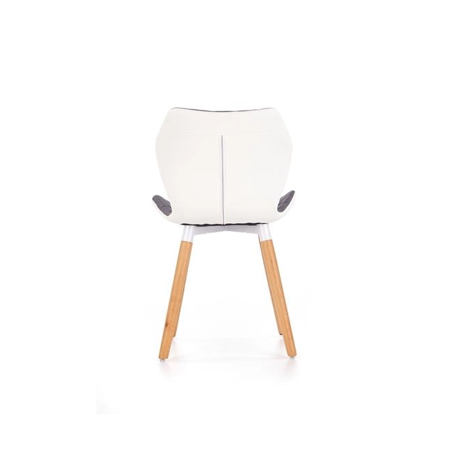 K277 krzesło biało / popiel (1p=2szt)-114956