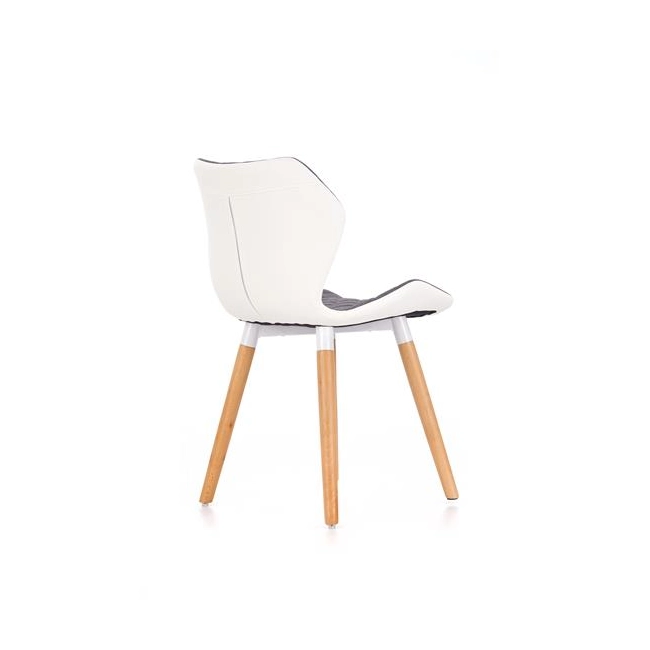 K277 krzesło biało / popiel (1p=2szt)-114957
