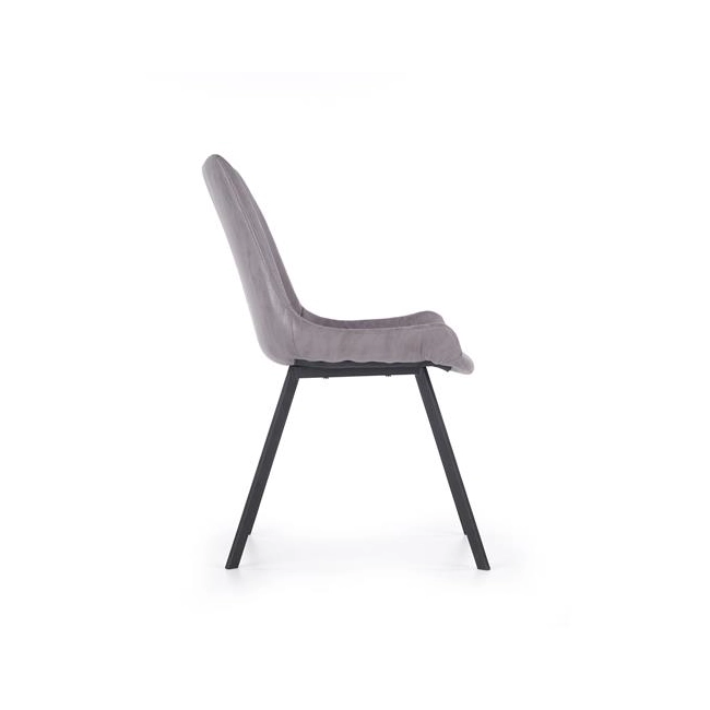 K279 krzesło popielaty / czarny (2p=4szt)-114963