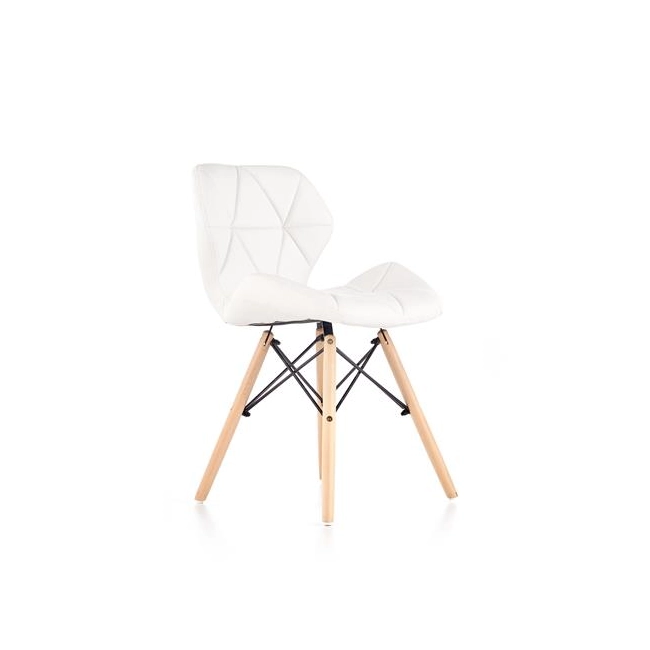 K281 krzesło biały / buk (1p=2szt)