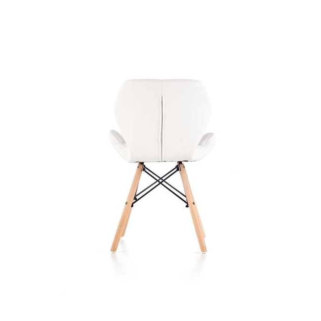 K281 krzesło biały / buk (1p=2szt)-114982