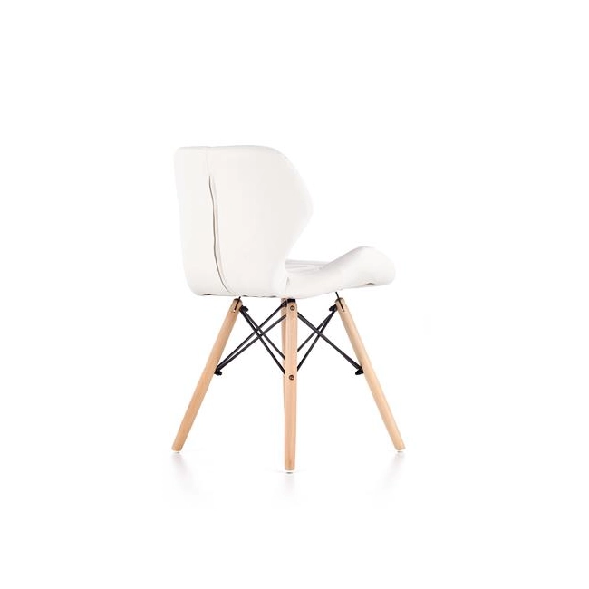 K281 krzesło biały / buk (1p=2szt)-114983