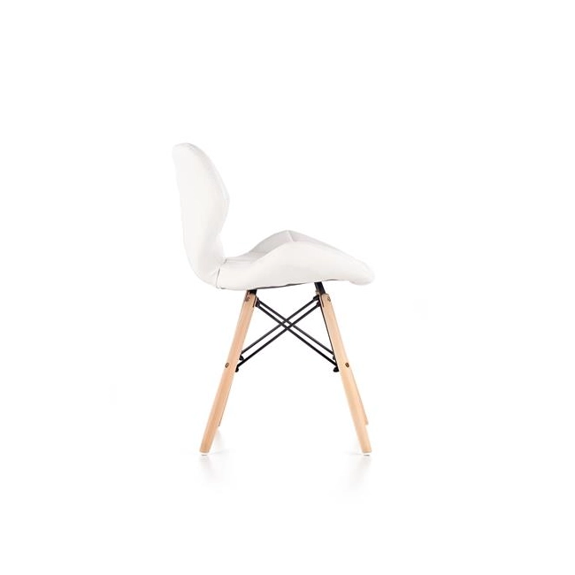 K281 krzesło biały / buk (1p=2szt)-114984