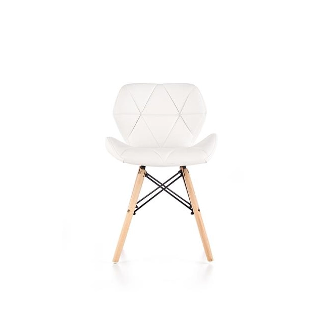 K281 krzesło biały / buk (1p=2szt)-114985