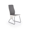 K300 krzesło tył - biały, przód - popiel, stelaż - super grey (2p=4szt)