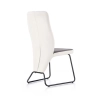K300 krzesło tył - biały, przód - popiel, stelaż - super grey (2p=4szt)-115161