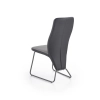 K300 krzesło tył - czarny, przód - popiel, stelaż - super grey (2p=4szt)-115166