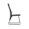 K300 krzesło tył - czarny, przód - popiel, stelaż - super grey (2p=4szt)-115167