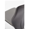 K300 krzesło tył - czarny, przód - popiel, stelaż - super grey (2p=4szt)-115169