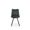 K332 krzesło nogi - czarne, siedzisko - ciemny popiel (1p=2szt)-115247
