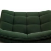 K332 krzesło nogi - czarne, siedzisko - ciemny zielony (1p=2szt)-115255