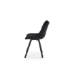 K332 krzesło nogi - czarne, siedzisko - czarny (1p=2szt)-115260
