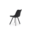 K332 krzesło nogi - czarne, siedzisko - czarny (1p=2szt)-115261