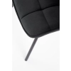 K332 krzesło nogi - czarne, siedzisko - czarny (1p=2szt)-115262