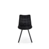 K332 krzesło nogi - czarne, siedzisko - czarny (1p=2szt)-115265