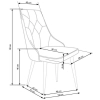 K365 krzesło popiel (1p=2szt)-115511