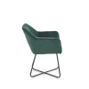 K377 krzesło ciemny zielony (1p=2szt)-115670