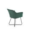 K377 krzesło ciemny zielony (1p=2szt)-115671