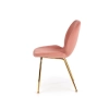 K381 krzesło różowy / złoty (1p=4szt)-115761
