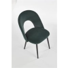 K384 krzesło ciemny zielony / czarny (1p=4szt)-115782