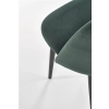 K384 krzesło ciemny zielony / czarny (1p=4szt)-115787