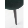K384 krzesło ciemny zielony / czarny (1p=4szt)-115789