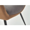 K392 krzesło popielaty / brązowy (2p=4szt)-115985