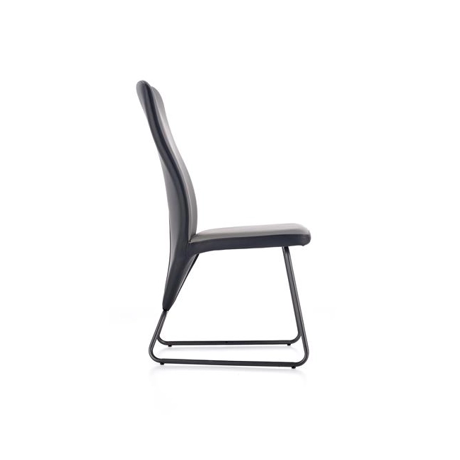 K300 krzesło tył - czarny, przód - popiel, stelaż - super grey (2p=4szt)-115167