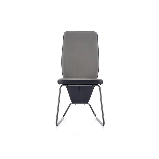K300 krzesło tył - czarny, przód - popiel, stelaż - super grey (2p=4szt)-115171