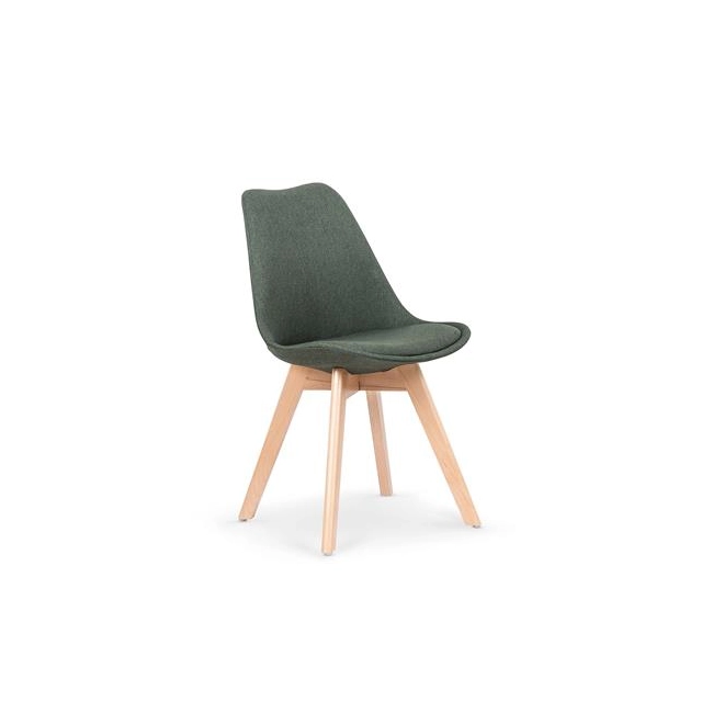 K303 krzesło ciemny zielony / buk (1p=4szt)