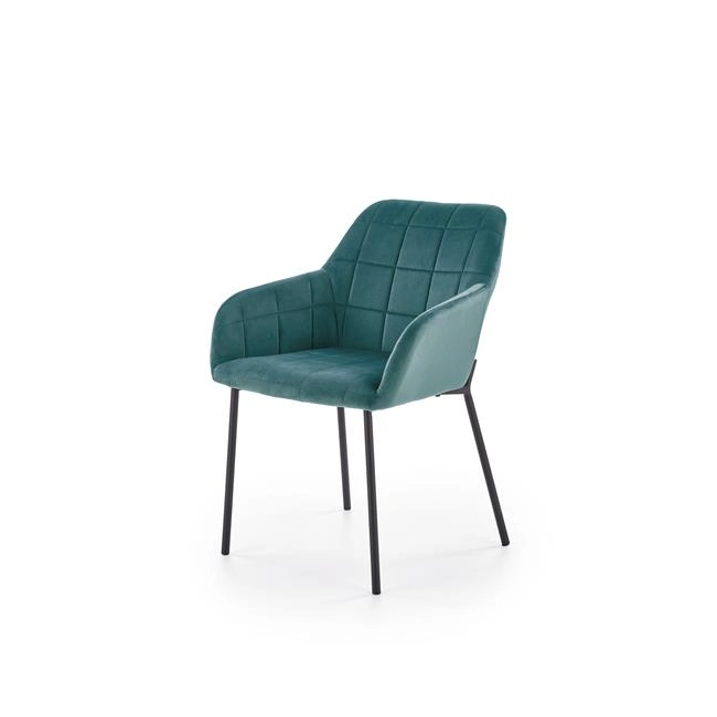 K305 krzesło czarny / ciemny zielony (1p=2szt)