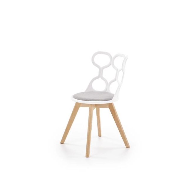 K308 krzesło biały / popiel (1p=2szt)