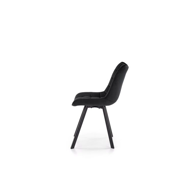 K332 krzesło nogi - czarne, siedzisko - czarny (1p=2szt)-115260