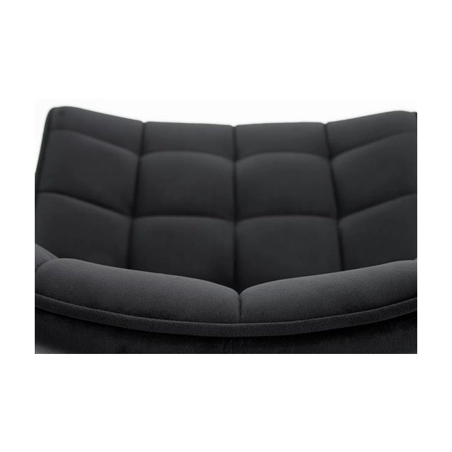 K332 krzesło nogi - czarne, siedzisko - czarny (1p=2szt)-115264