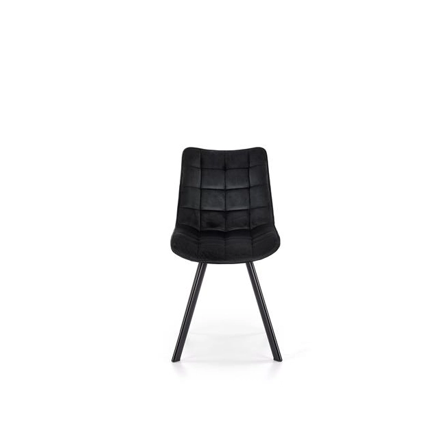 K332 krzesło nogi - czarne, siedzisko - czarny (1p=2szt)-115265