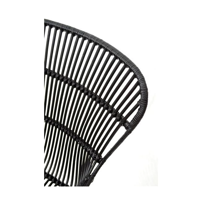 K335 krzesło rattan czarny (2p=1szt)-115308