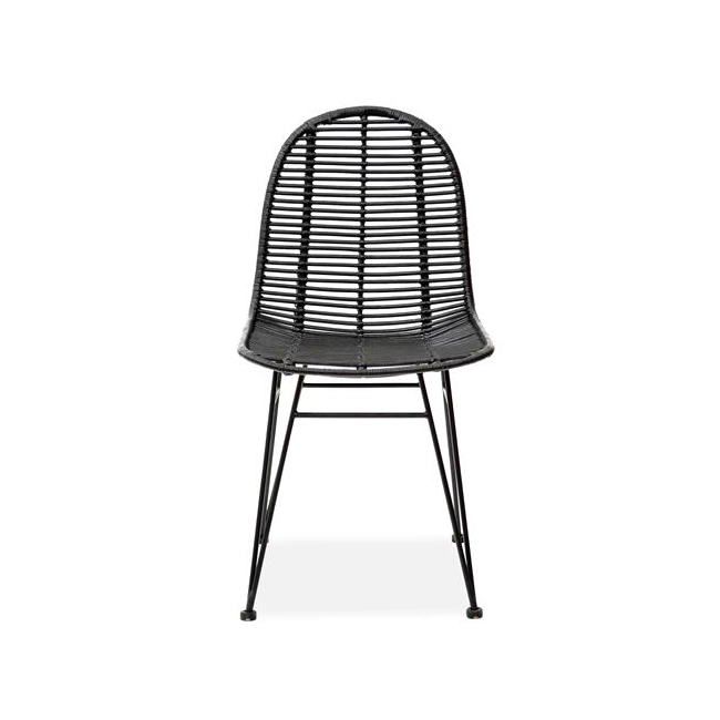K337 krzesło rattan czarny (2p=1szt)-115315