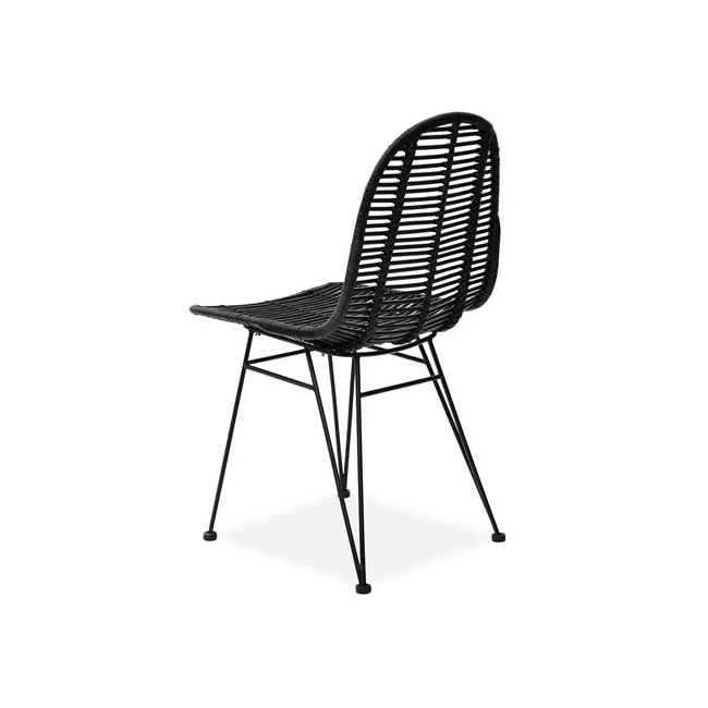 K337 krzesło rattan czarny (2p=1szt)-115318
