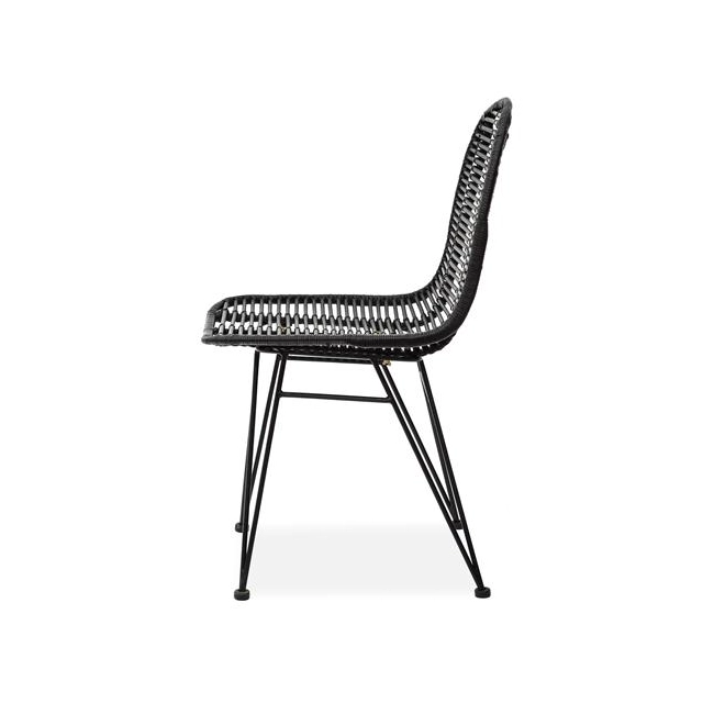 K337 krzesło rattan czarny (2p=1szt)-115319