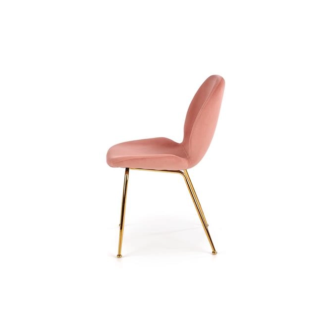 K381 krzesło różowy / złoty (1p=4szt)-115761