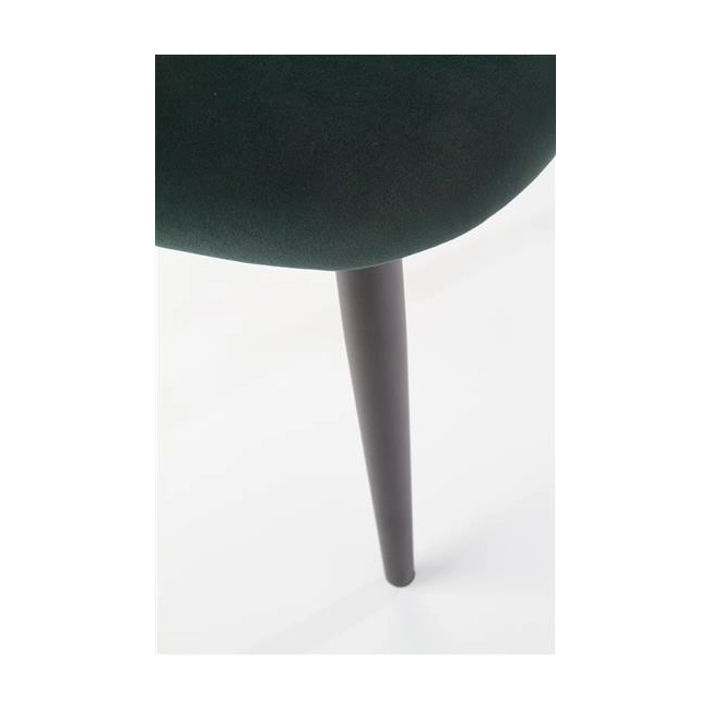 K384 krzesło ciemny zielony / czarny (1p=4szt)-115789