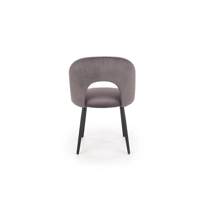 K384 krzesło popielaty / czarny (1p=4szt)-115806