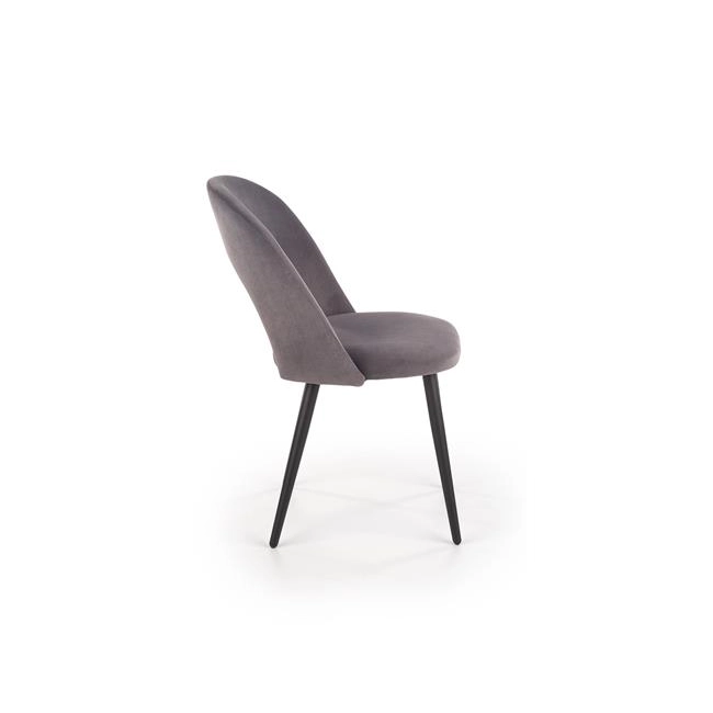 K384 krzesło popielaty / czarny (1p=4szt)-115808