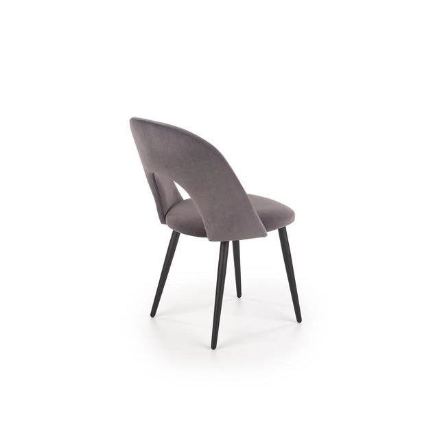 K384 krzesło popielaty / czarny (1p=4szt)-115809