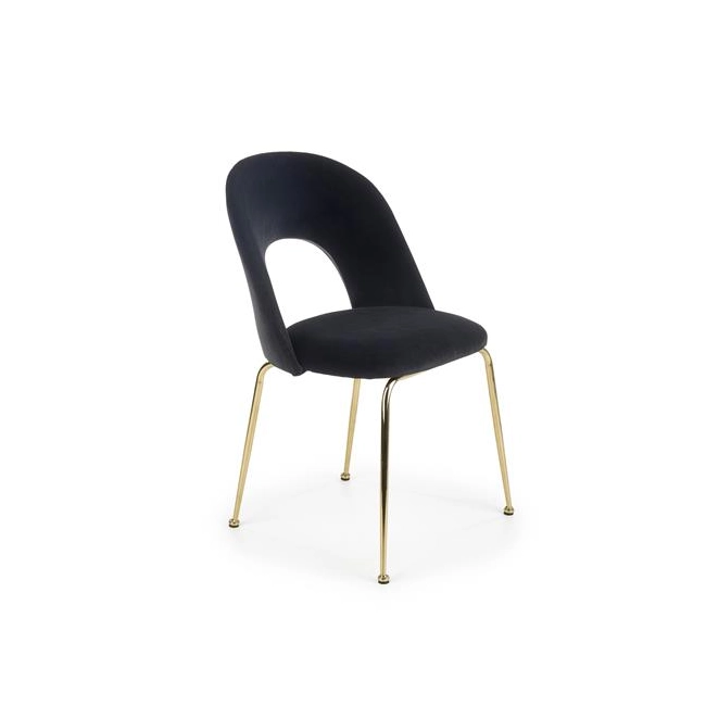 K385 krzesło czarny / złoty (2p=4szt)