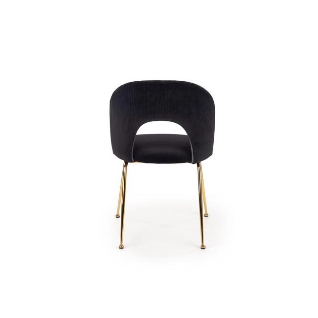 K385 krzesło czarny / złoty (2p=4szt)-115817