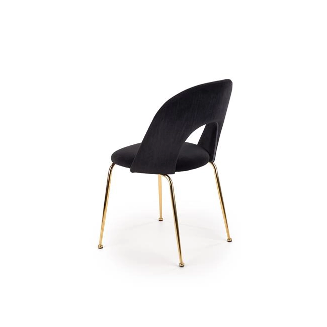 K385 krzesło czarny / złoty (2p=4szt)-115820